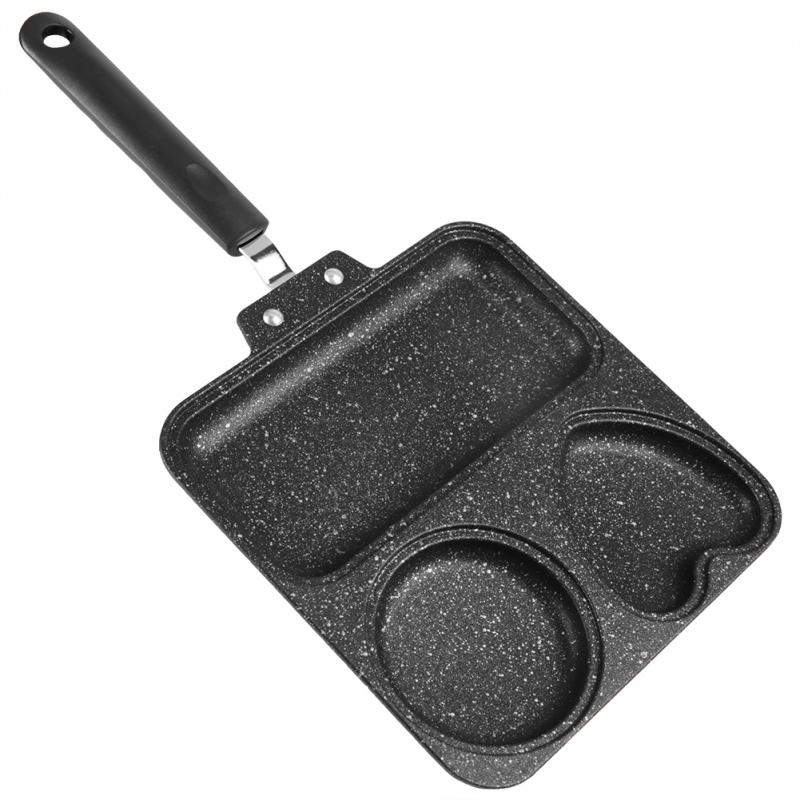 3 in 1 Nicht Steak Grill Pfannen nicht-Stock Bratpfanne Küche Braten Eier Kochen Steak Pfannen HEIßER
