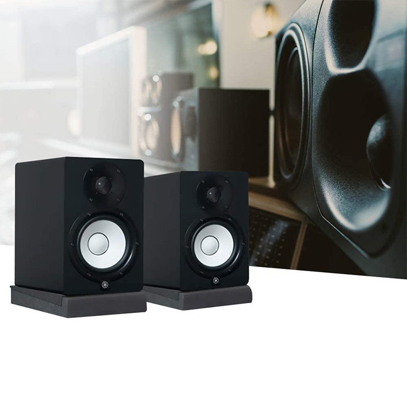 2Stck Schwamm Studio Monitor Lautsprecher Akustische Isolation Schaum Isolator Pads Monitor Isolation Pad Instrumente Werkzeuge