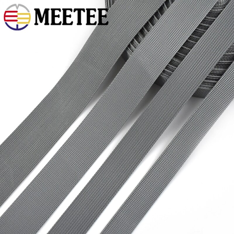 Meetee 5Meter 1mm Dicke Nylon Gurtband Band Band Band Band Hund Kragen Rucksack Tornister Gürtel DIY Bänder Voreingenommenheit bindung