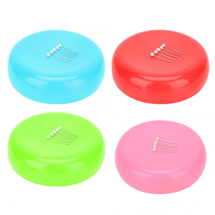 Runde Magnetische Stift CushionSewing Nadel Halfter Lagerung fallen Haushalt Liefert Magnetische NäHenne Stift Lagerung fallen