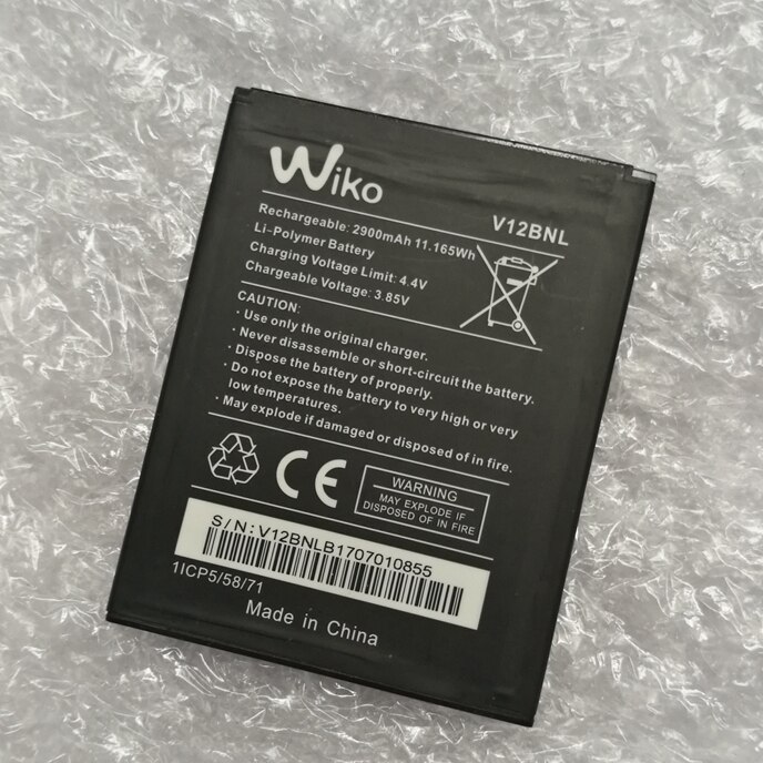 4 stücke/2900 mAh 3,85 V Batterie Für Wiko V12BNL praktisch Batterie Bateria Ersetzen Teile