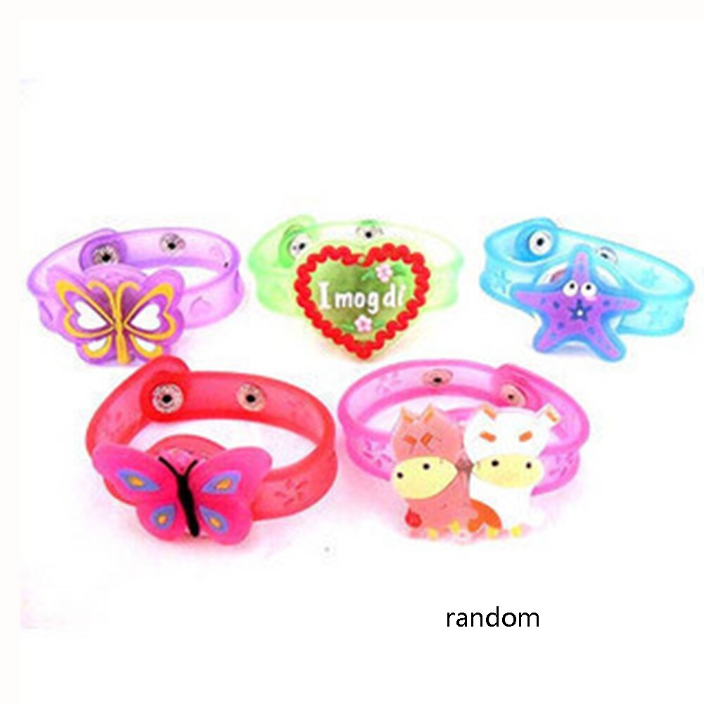 Leucht Armbinde Licht Spielzeug freundlicher Blinklicht LED Armbinde Spielzeug Einstellbar glühend Party Spaß Spielzeug Zufällige Farbe