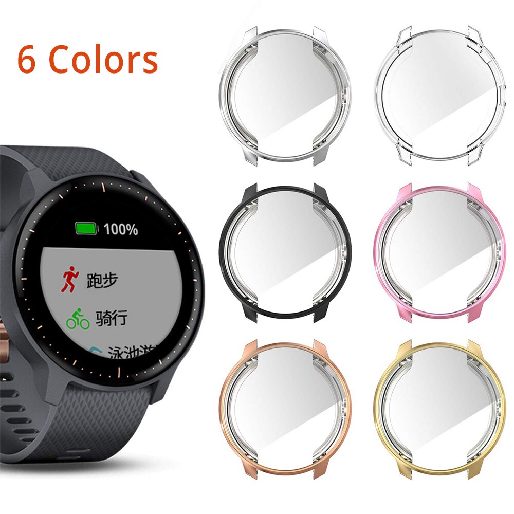 Tpu fallen Für Garmin Vivoactive 3 Musik Volle Schutz Abdeckung fallen Für Garmin Vivoactive3 Musik Uhr Schutz Volle Abdeckung fallen