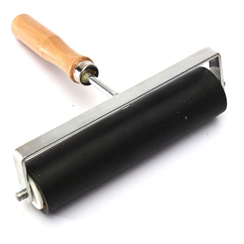 1Pc 15cm schwer Pflicht schwer Gummi Rolle Druck Tinte Linoleum Künstler Kunst Handwerk Farbe Dekorieren Werkzeug Farbe Werkzeug setzt