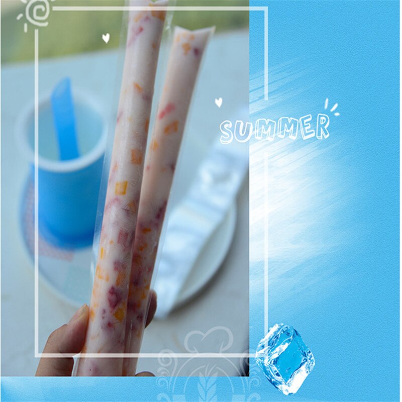 20 teile/paket DIY Eis Popsicle bilden Eis Einweg Taschen Rohre Abdeckung Für Verpackung Joghurt Popsicle Heimat Küche Werkzeug IC973501