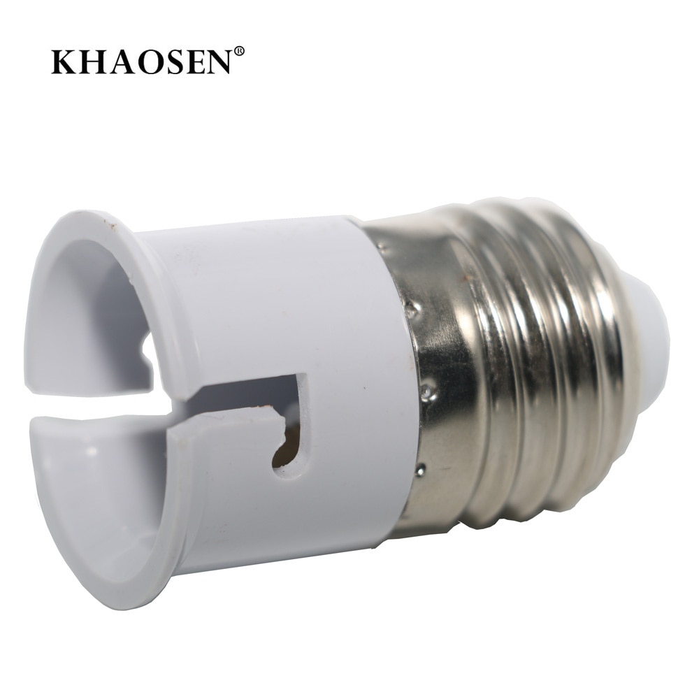2 stücke E27 zu B22 Lampe Adapter Halfter Konverter Lampe Basis Sockel LED Glühbirne konverter
