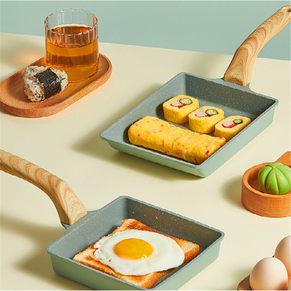 Braten Pfanne wok Pfanne Induktion Herde Kochen Töpfe Nicht-Stock Pfannen Dicken-boden Braten Pfannen Pfanne Gas Öfen pfannkuchen Ei Pfanne Baby