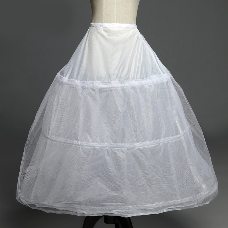 3 Reifen Unterröcke für hochzeit kleid Hochzeit Zubehör Krinoline Günstige Unterrock Für Ballkleid