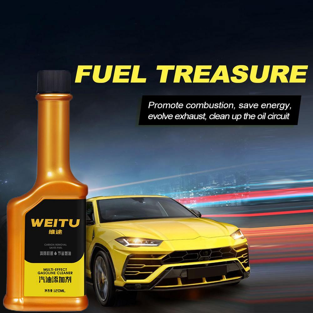 120ml Kraftstoff Sparer Benzin Zusatzstoffe Benzin Stabilisator Motor- Kohlenstoff Ablagerung Reinigung Mittel Reduzieren Kraftstoff Verbrauch
