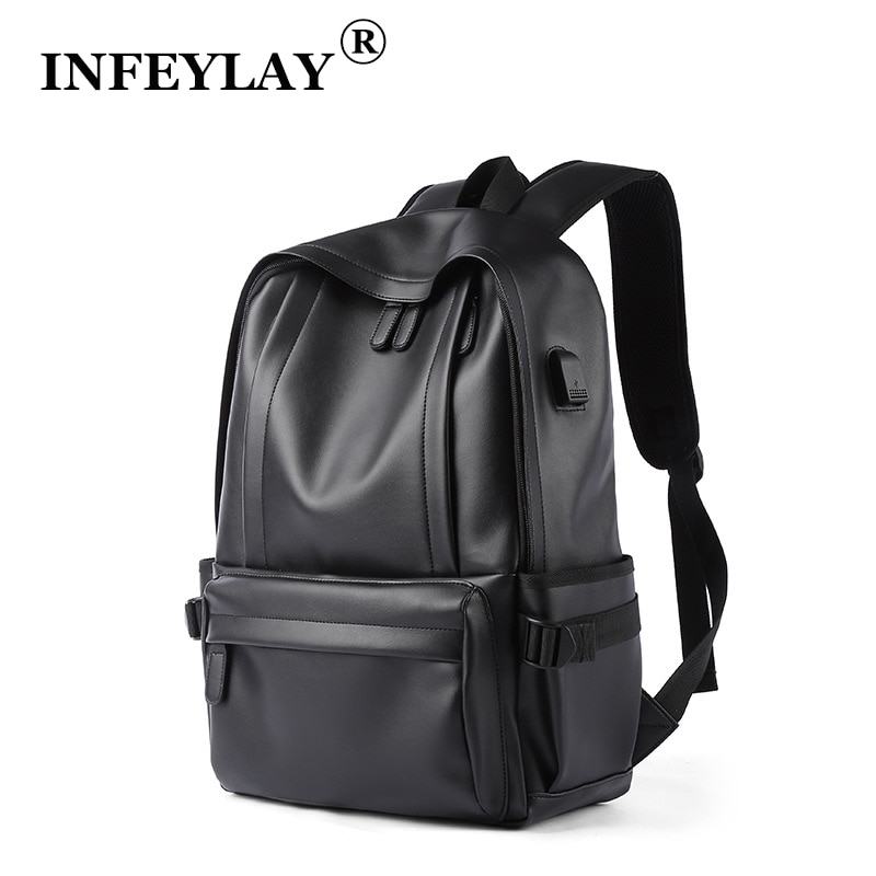 INFEYLAY Geschäft männer Rucksack USB Ladung reise Laptop Rucksack Schüler schule Rucksäckeäcke Digitale tasche lässig Mädchen schul