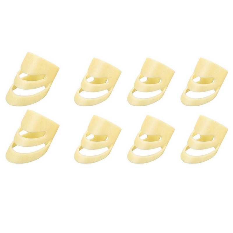 8Stck Gitarre wählt Einstellbare Finger wählt Daumen wählt Mittel und Große Kunststoff wählt für Gitarre Bass Banjo Ukulele