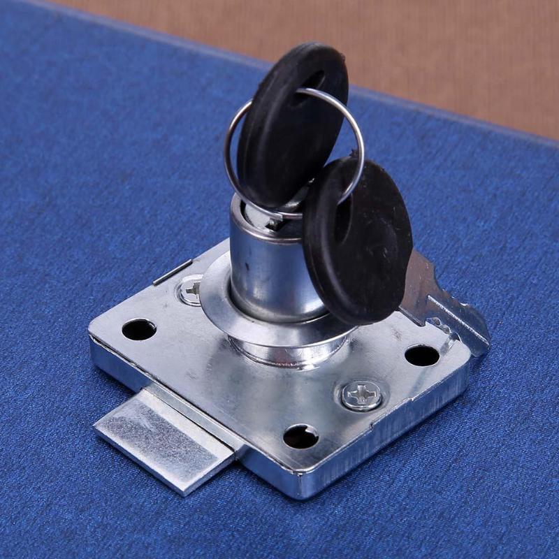 138C-22 Stahl Schreibtisch Schublade sperren Schrank Schrank Möbel Nocken Schloss Kalten Gerollt Stahl Zink Legierung Schrank Sicherheit Schließfach mit 2 schlüssel