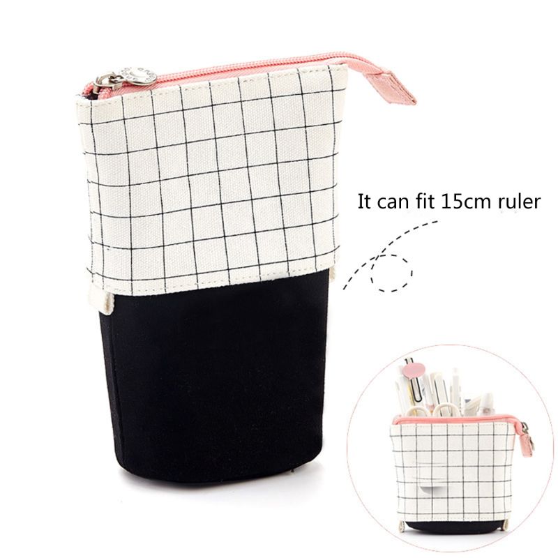 Stand hoch Bleistift Halfter Teleskop Bleistift fallen Stift Kasten Briefpapier Beutel Tasche