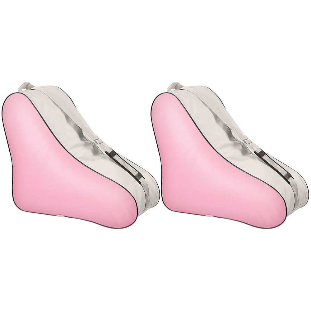 2Stck Schlittschuhe Tasche Dreieck Rucksack Rollschuhe Tote Tasche für Heimat Fitnessstudio