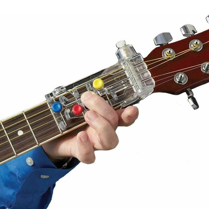 Gitarre Klassische Chordbuddy Luckysoul Lehre gitarre Nacken Gitarre Lernen System Lehrmittel Für Gitarre Lernen Zubehör