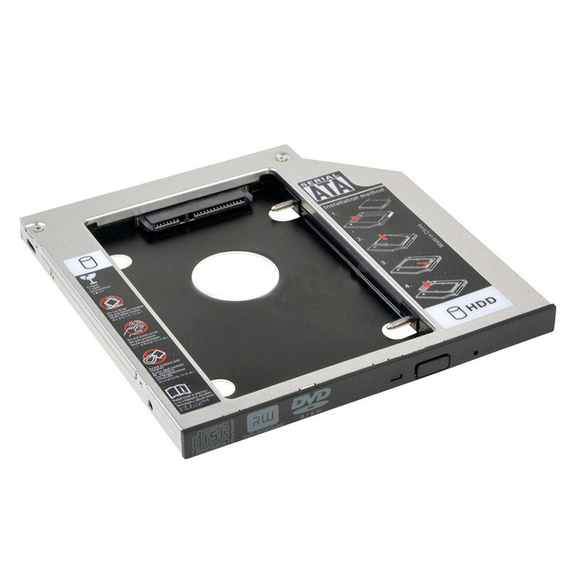 Externe HDD Caddie 2nd SATA zu SATA 2.5 "Festplatte SSD Gehäbenutzen Für Apfel iMac MC309CH MC510 MC508 CD DVD RW optisch Bucht