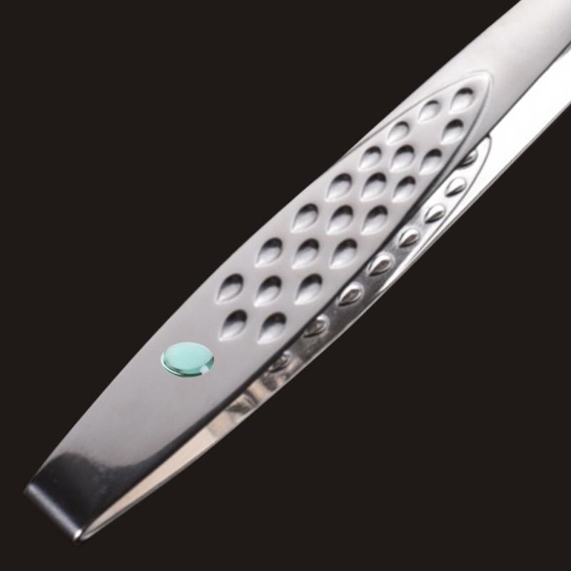 1pc Edelstahl Lebensmittel Zange Lange Griff Nicht-Unterhose Grill Zange Steak Zange Küche Kochen Werkzeuge Zubehör BBQ werkzeuge