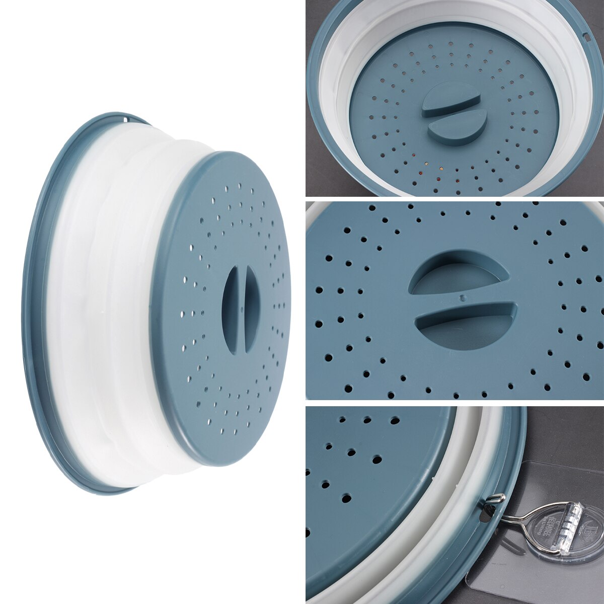 Mikrowelle Abdeckung Für Lebensmittel Multifunktions Platte Abdeckung Obst Gemüse Sieb Entleerung Warenkorb Mikrowelle Abdeckungen