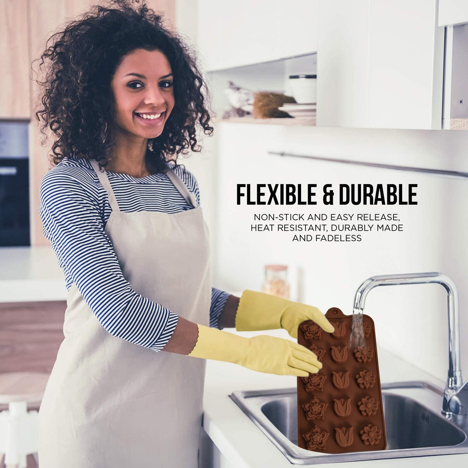 Silikon Schokolade bilden Schokolade Backen Werkzeuge Nicht-Stock Silikon Kuchen bilden Gelee Und Süssigkeit Schimmel 3d Diy Beste # j20