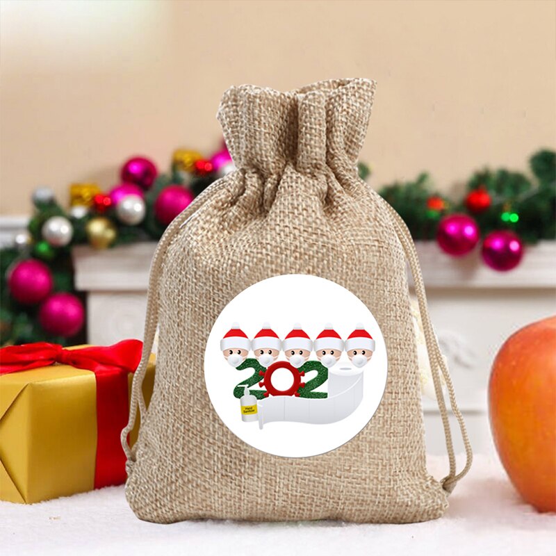 Frohe Weihnachten Dekoration Taschen Weihnachten Baum Kunststoff Verpackung Tasche Schneeflocke Weihnachten Süssigkeit Kasten Neue Jahr freundlicher Gefälligkeiten Tasche Dekor
