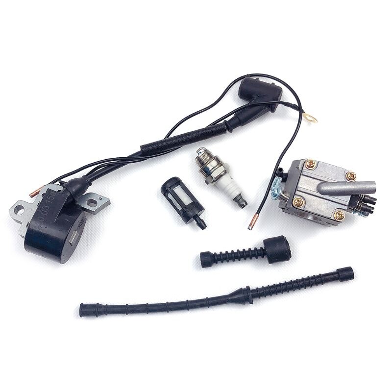 Vergaser Zündspule für stihl Kettensäge 038 Frau380 Frau381 Luft Kraftstoff Öl Filter E7CB