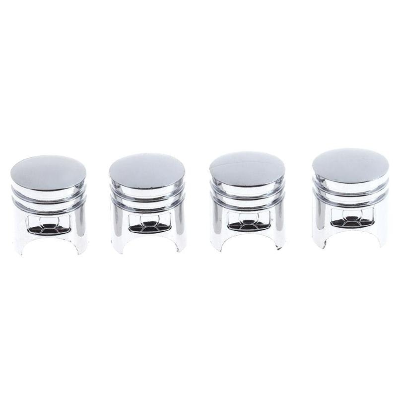 4 stücke Universal- Silber Auto Rad Reifen Ventil Stengel Kappen Autos Reifen Staub Abdeckungen Deckel Lkw Fahrrad Motorrad ATV Auto zubehör