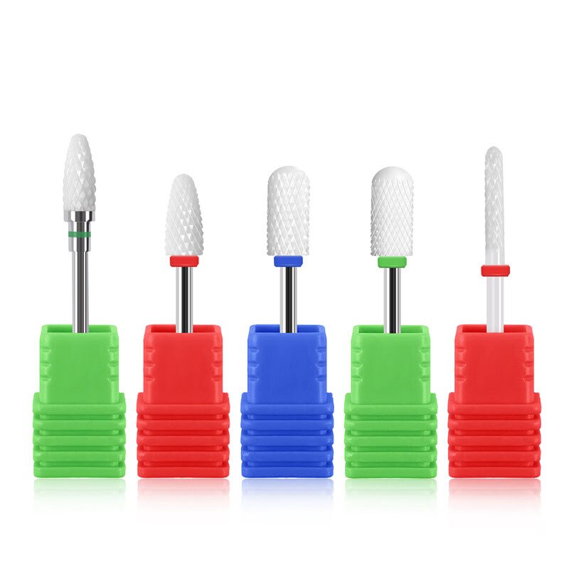 1 stücke Keramik Nagel Bohrer Für Elektrische Manikübetreffend Bohrer Maschine Fräsen Cutter Nagel Dateien Puffer Nagel Kunst Ausrügestochen Zubehör