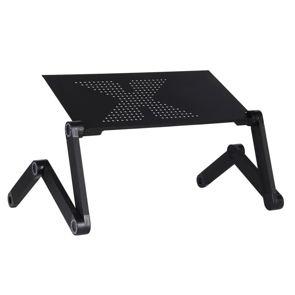 Aluminium Legierung Laptop Schreibtisch Klapp Tragbaren Laptop Tisch Notizbuch Schreibtisch Tisch Stand Bett Sofa Schreibtisch Tablett Buch Halfter