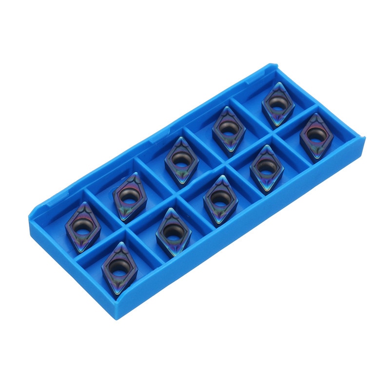 DANIU 10 stücke HRC45 Blau-nano DCMT11T308 Hartmetall Einsatz für SDJCR/SDJCL Drehmaschine Drehen Werkzeug Halfter Neue