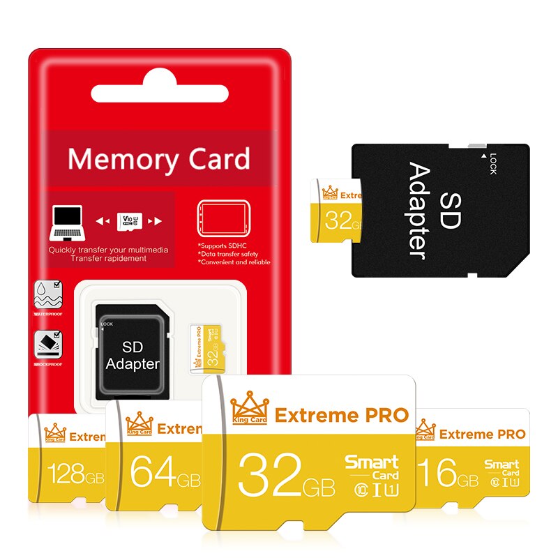 Speicher Karte 32GB 16GB 8GB Blitz Karte hoch Geschwindigkeit 64GB Klasse 10 Mikro sd karte Für smartphone Cartao De Memoria TF Karte + Adapter