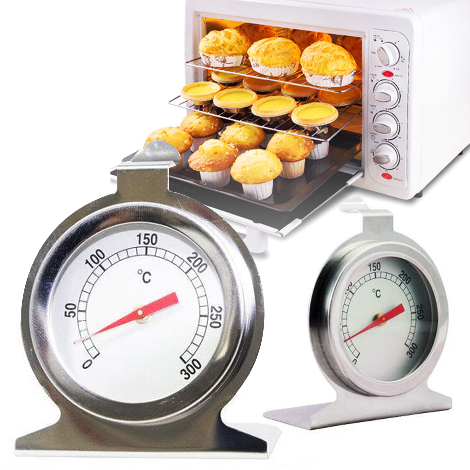 Edelstahl Backofen Herde Thermometer Temperatur Messgerät Mini Thermometer Grill Temperatur Messgerät Für Heimat Küche Lebensmittel