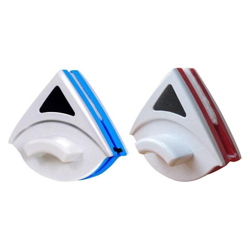 Dreieckigen Doppel-seite Fenster Wischer Magnetische Fenster Reinigung Pinsel Glas Reiniger