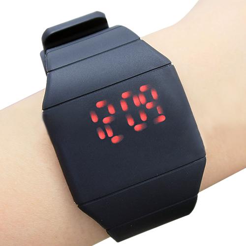 Männer Uhr Sport Männer Dame berühren LED Digital Armbanduhr Silikon Band uhr Armbanduhr reloj hombre