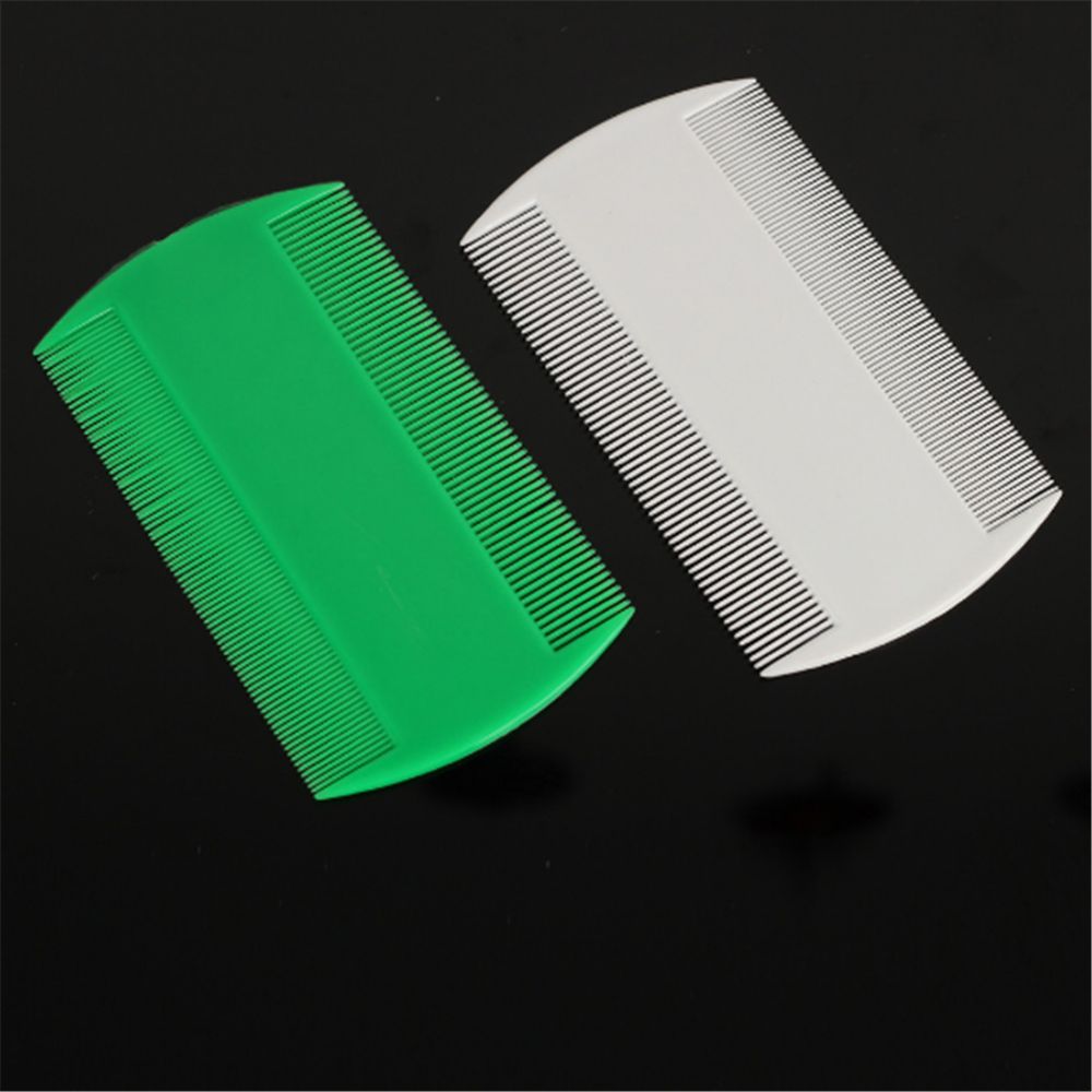 Doppelseitige Kopf Läbenutzen Kamm Protable Feine Zahn Kopf Läbenutzen Floh Nit Haar Kämme für Styling Werkzeuge Haar Kamm Haar zubehör