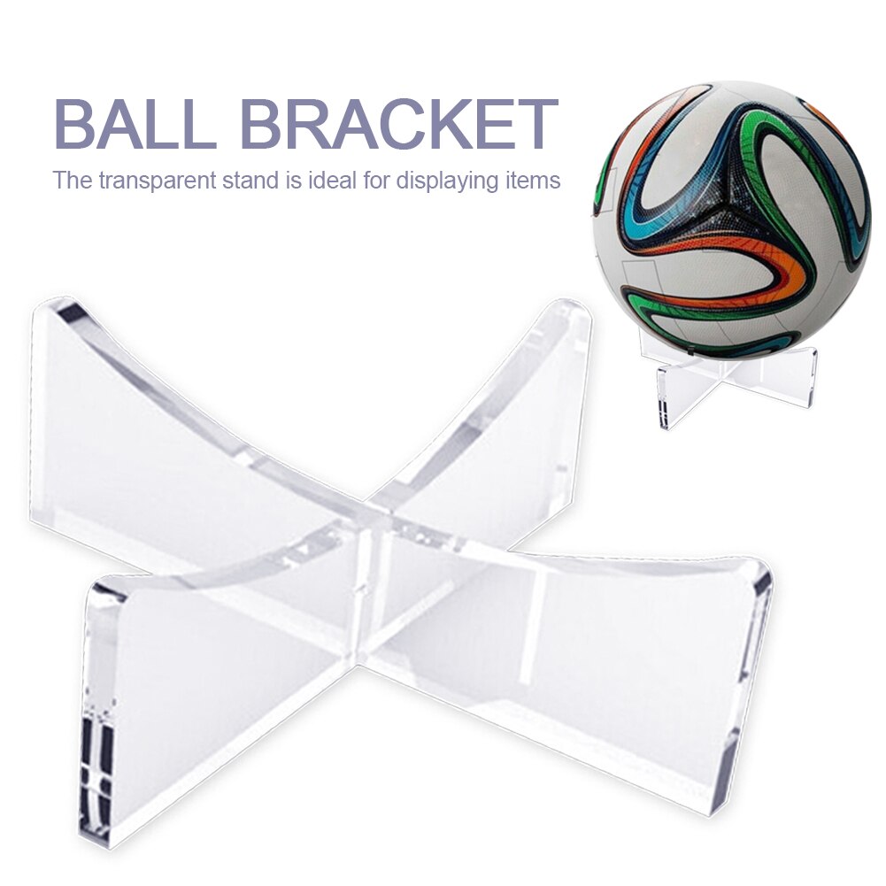 transparent Acryl Ball Stand Anzeige Halfter Gestell Unterstützung Basis Für FußBall Volleyball Basketball FußBall Rugby Ball