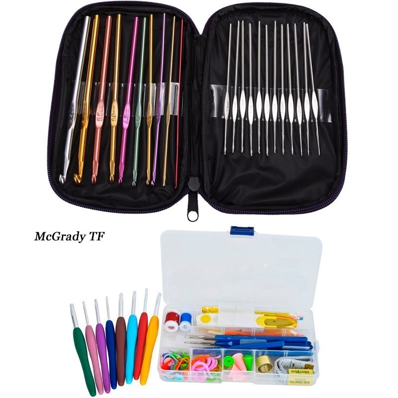 Aluminium Häkeln Haken einstellen Ergonomie Aluminium Weben Handwerk DIY Stich Webstuhl Bausatz Handwerk NäHenne Werkzeuge betroffen Nadeln Werkzeuge