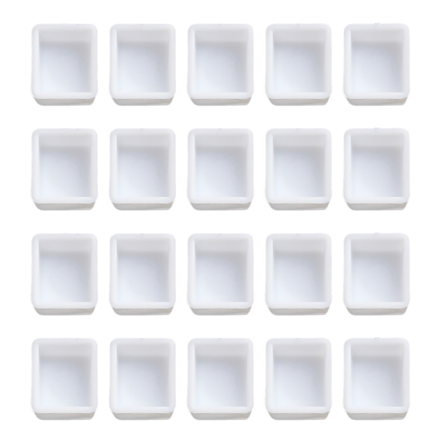 20 stücke 3,2 ml Leere Aquarell Volle Pfannen Für DIY Aquarell Öle Malerei Studenten Childs Zeichnung Aquarell Halb Farbe pfannen