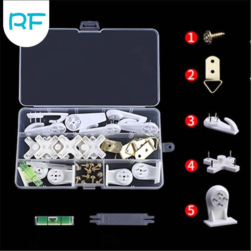 1 einstellen Weiß Malerei Foto Rahmen Haken Kunststoff Unsichtbare Zauberstab Haken Montieren Foto Bild Nagel Haken Aufhänger Spiegel Hängen KleiderbüGel