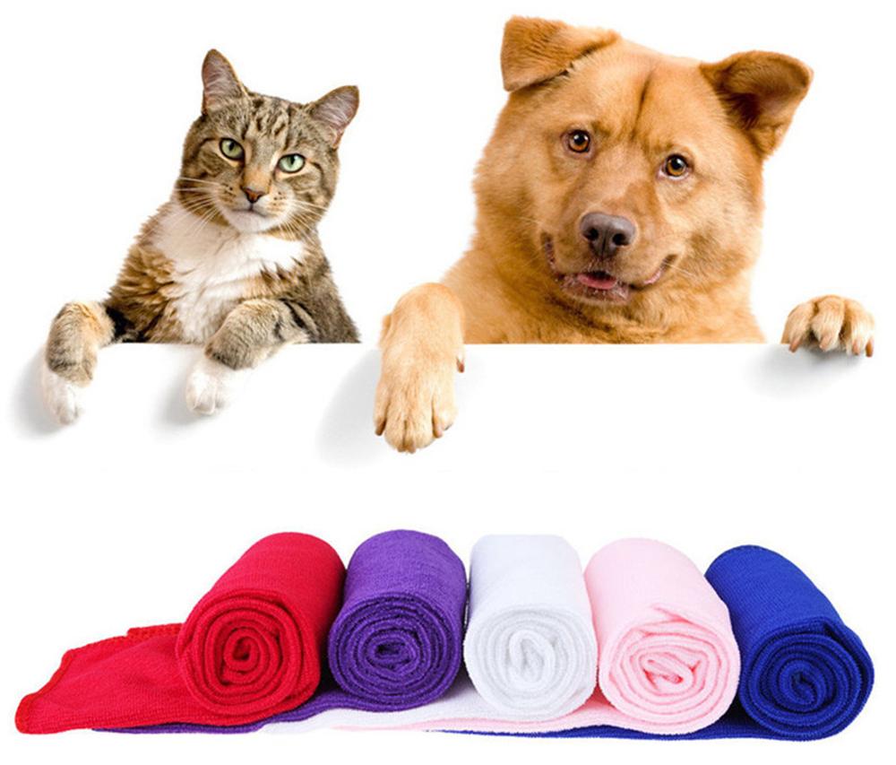 1Stck Gelegentlichem Farbe 30*70CM Kleine Schwanz Haustier Einfache Haustier Handtuch Hund saugfähig Schlecht Schlecht Handtuch handtuch Saugfähigen Handtuch C0E3