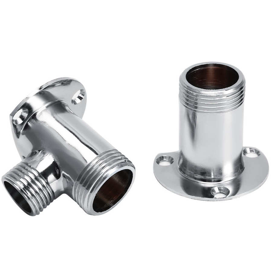 Dusche Wasserhahn Adapter Einlass/2 Auslauf /4 Wall‑montiert Schlecht Zubehör Schlecht Versorgung Dusche System für Heimat Innen