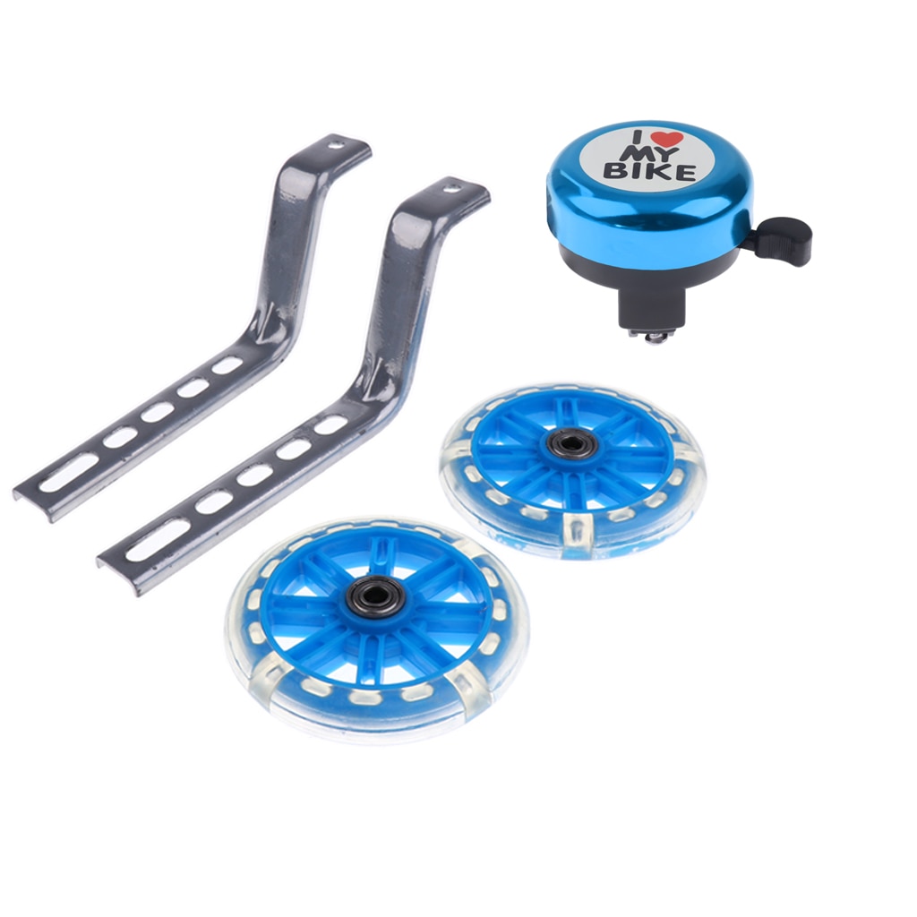 freundlicher freundlicher Fahrrad Fahrrad Radfahren Stabilisatoren Gefüllt 12- 20'' Ausbildung Räder + Fahrrad Lenker Glocke Sicherheit Horn