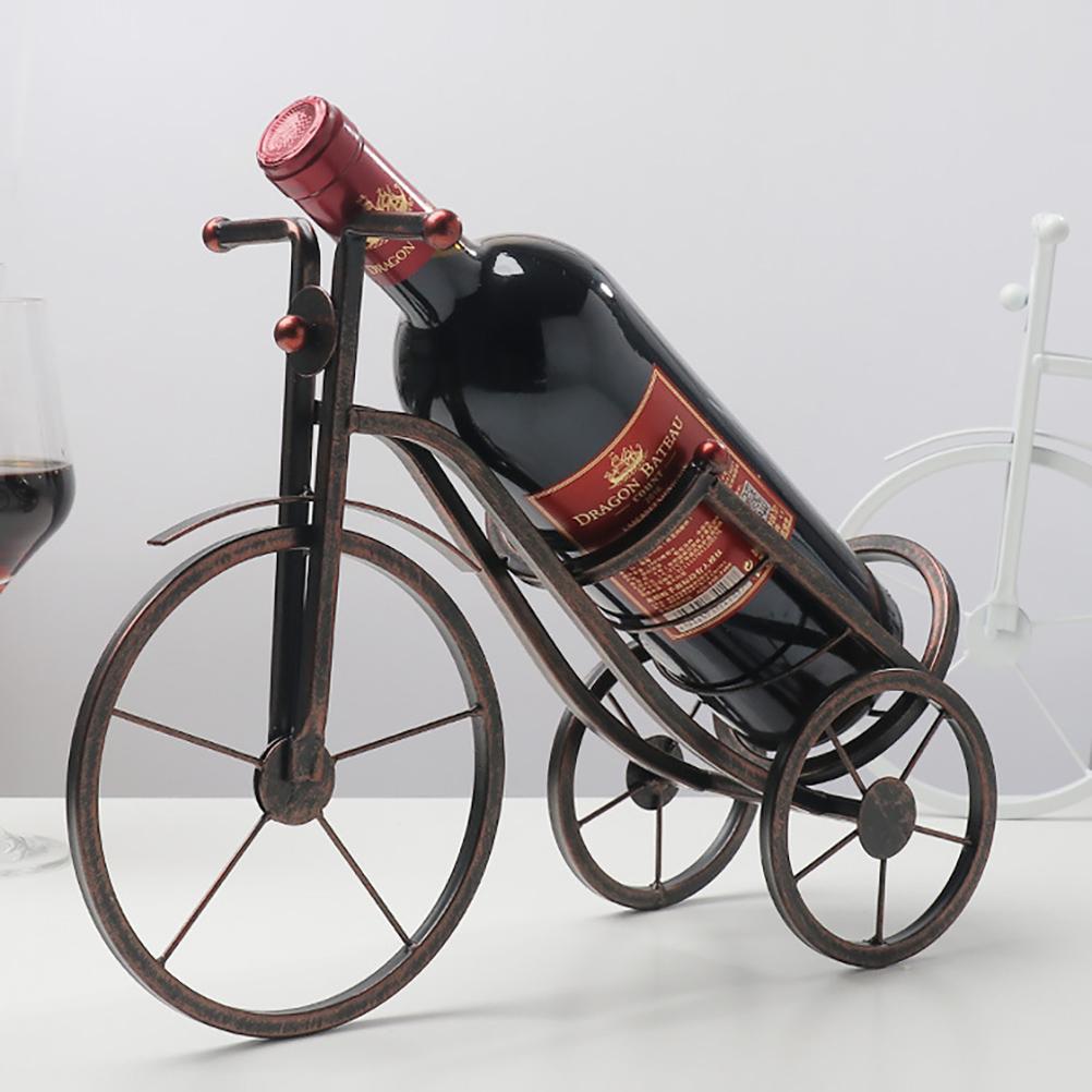 Kreative Dreirad Wein Gestell-Heimat Trauben Eisen Gestell Bar Metall Wein Flasche Gestell Lagerung Heimat Bar Einkaufen Hause Dekoration Handwerk supplie
