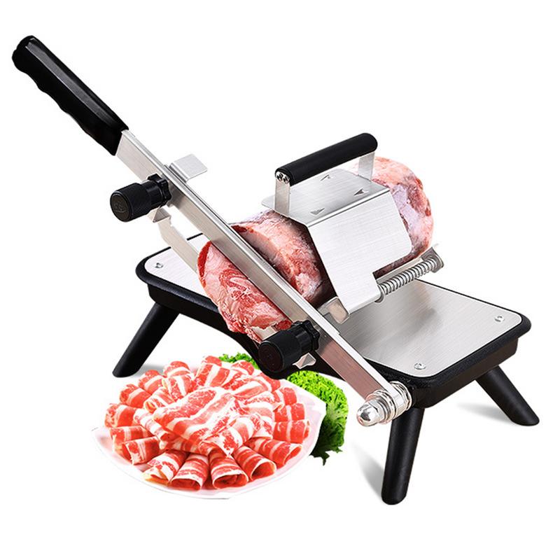 Manuelle Hammel Rolle Schneidemaschine Rindfleisch Rolle Fleisch Schneiden Maschine Haushalt Hobeln Fleisch Maschine Für Topf Kleine Gefrorene Fleisch Werkzeug