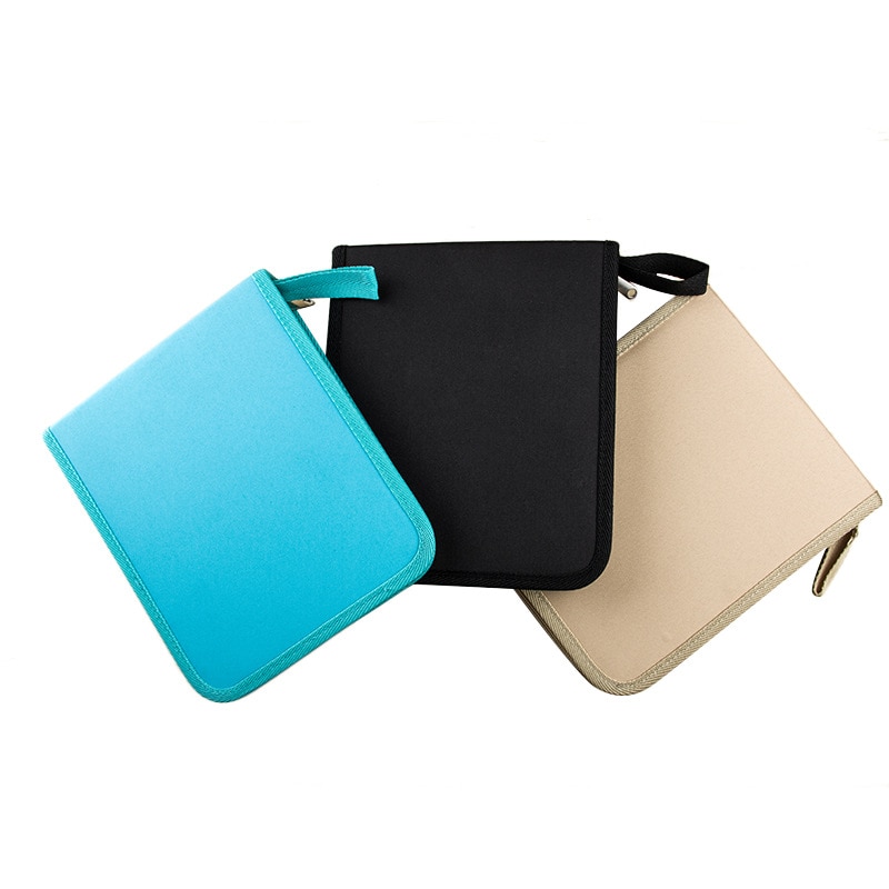 36/48/72 löcher Gefaltet Leinwand Schule Bleistifte fallen Professionelle Farbige Bleistift Tasche fallen Tragbare Reißverschluss Tasche tasche kunst Liefert