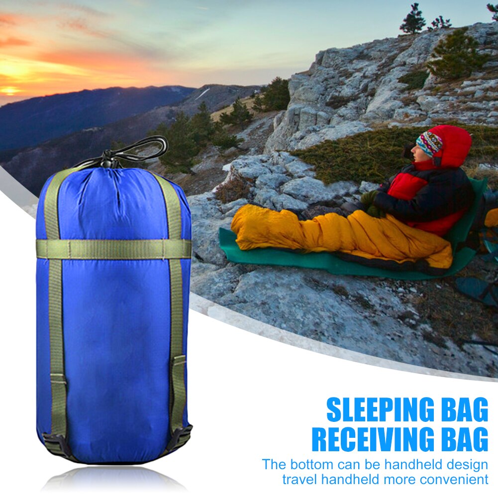 draussen Freizeit Camping Unten Schlafsack Kompression Tasche Warme Baumwolle Hängematte Lagerung Beutel Tragbare Sachen Sack Rucksack