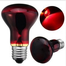 40/50/60/75/100W Infrarot Aalen Stelle Lampe Einzigen Max Wärme Reptil rot Birne licht Infrarot Aalen Stelle Lampe
