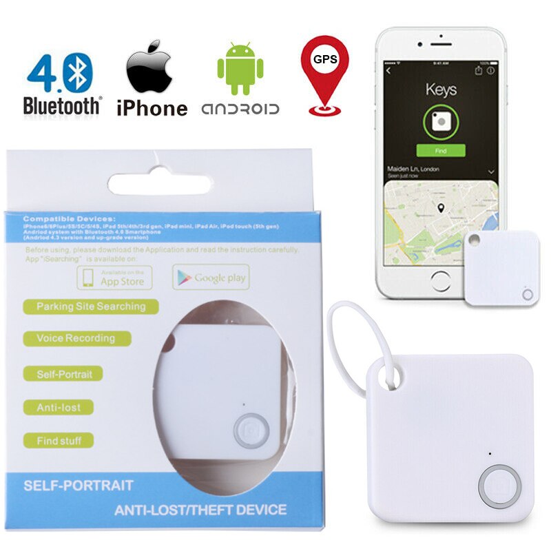 Fliese Bluetooth Tracker Kamerad austauschbar Batterie Artikel Tracker GPS Schlüssel Haustier Finder Schlüssel Finder Alarm Bluetooth tragbar Geräte