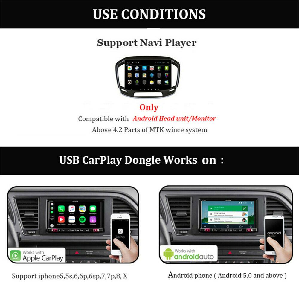 Carlinkit Clever Verknüpfung Apfel CarPlay Dongle für Android Navigation Spieler Mini USB Carplay Stock Stimme Kontrolle