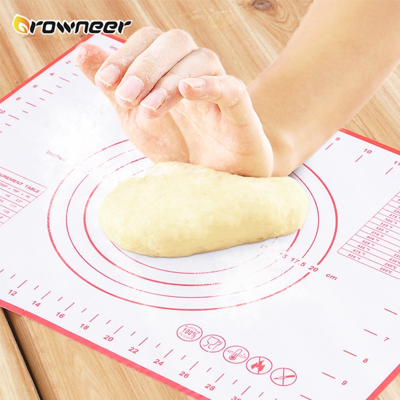 Silikon Backen Matten Kieselsäure Gel Blatt Pizza Teig rollen Pad Nicht-Stock Hersteller Hohe Temperatur Beständig Gefaltet Gebäck Backformen