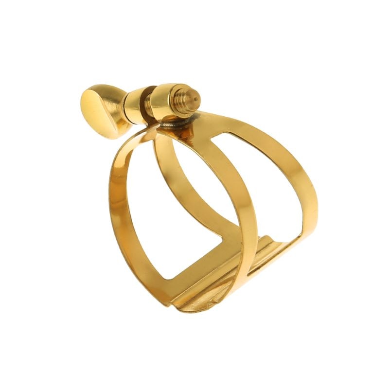 Sopran Alt Tenor Saxophon Klarinette in Bb Flexibilität Gold Mundstück Ligatur